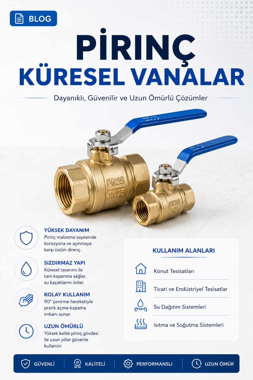 Pirinç Küresel Vanalar