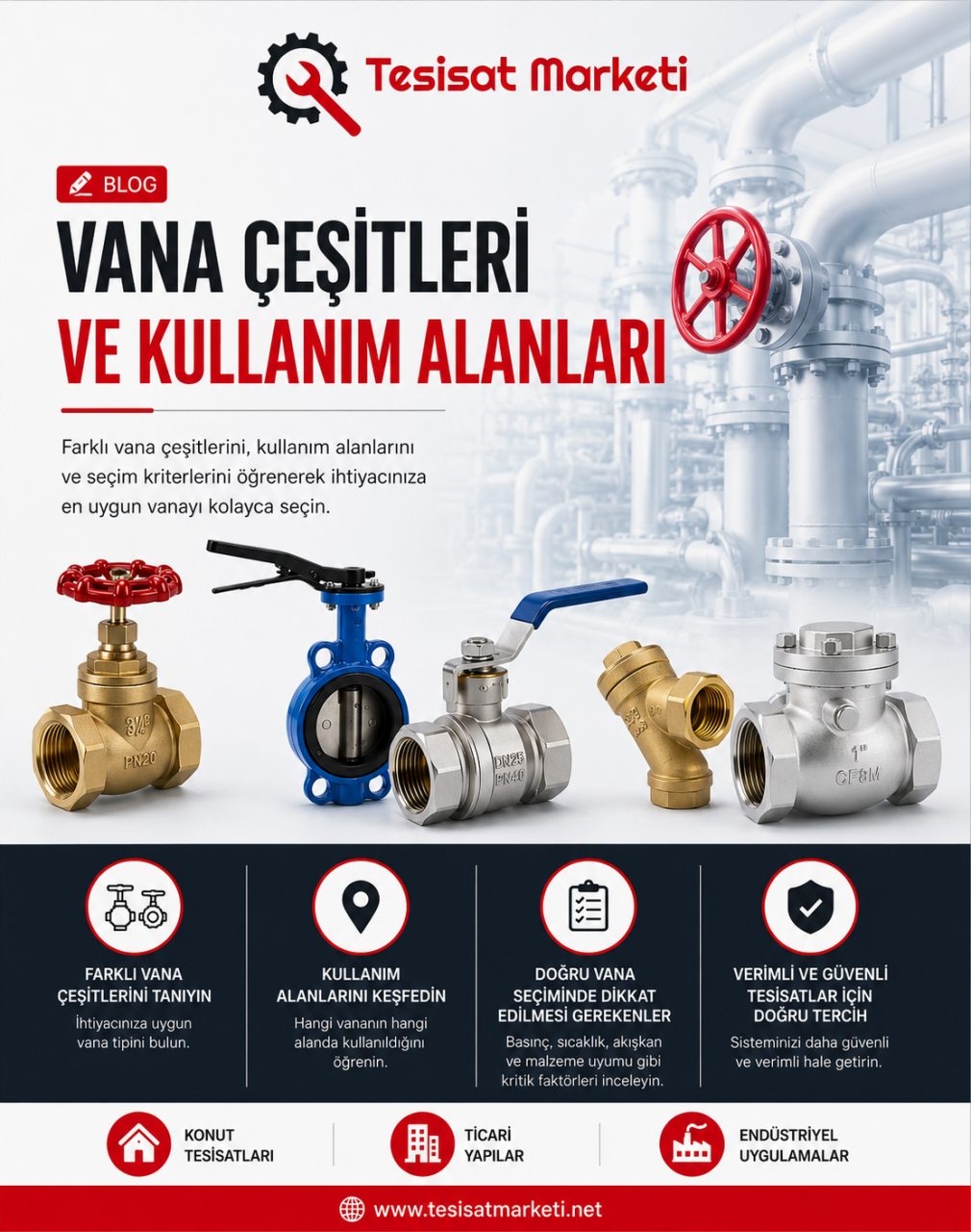 Vana Çeşitleri ve Kullanım Alanları