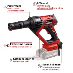 Einhell Hypresso 18/24-1, Akülü Basınçlı Yıkama Tabancası (4140135)