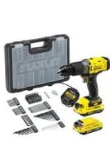 Stanley SCD718D2A 18V 2.0 Ah V20 Çift Akülü Darbeli Matkap Kiti