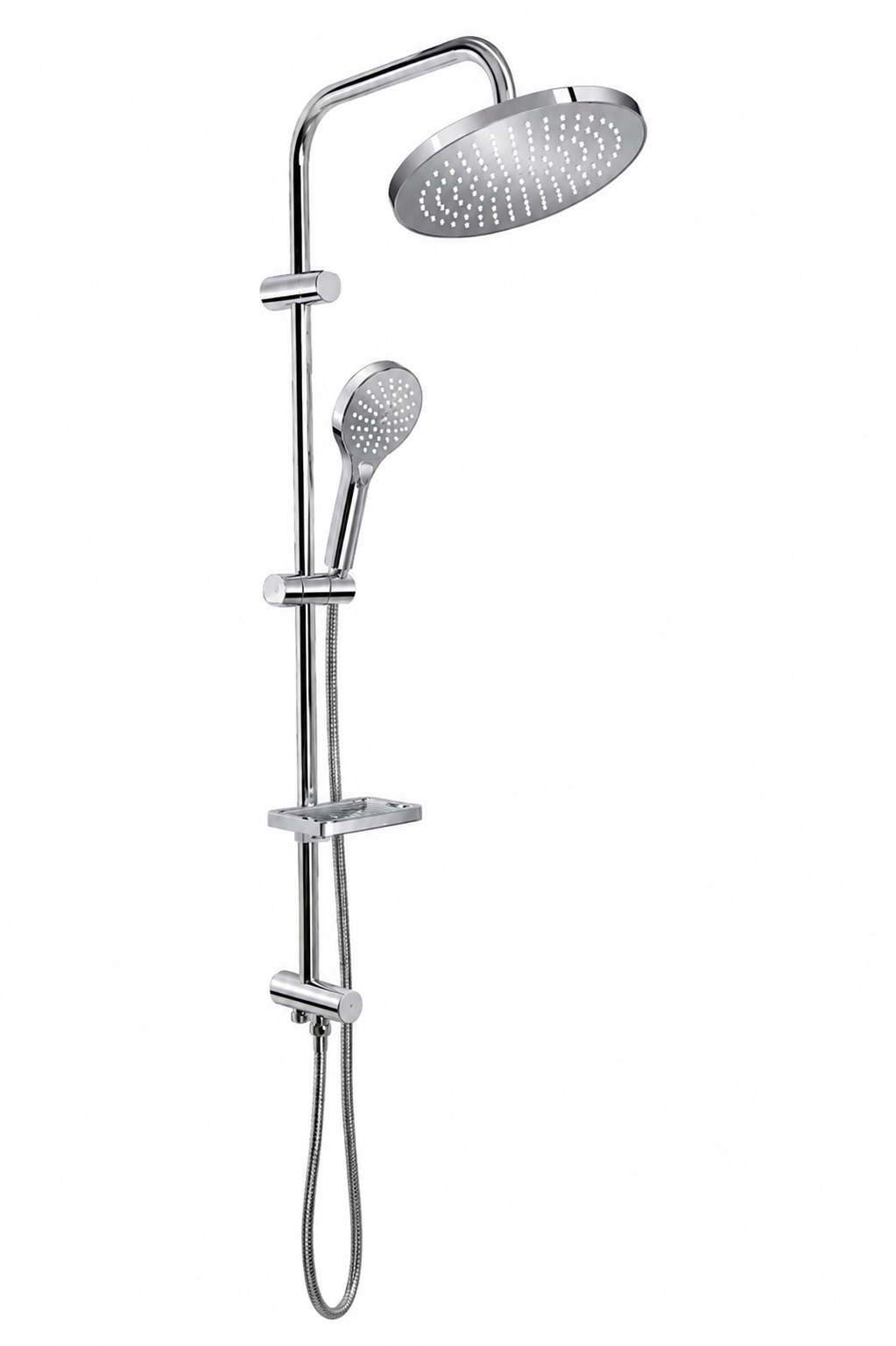 KDR 10.11 Karlim® Kontra Point Tepe Duş  Set Chrome-Chrome
