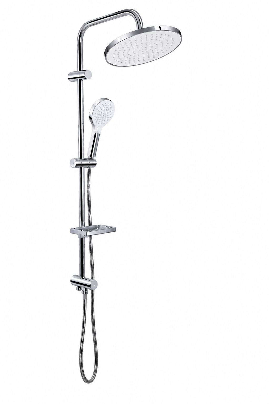 KDR 10.12  Karlim® Kontra Point Tepe Duş  Set Chrome-White