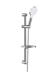 KDS 10.12  Karlim® Kontra Point Sürgülü Duş Set Chrome-White