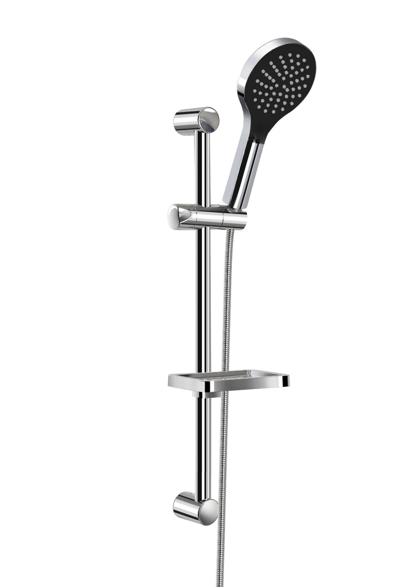 KDS 10.13 Karlim® Kontra Point Sürgülü Duş Set Chrome-Black