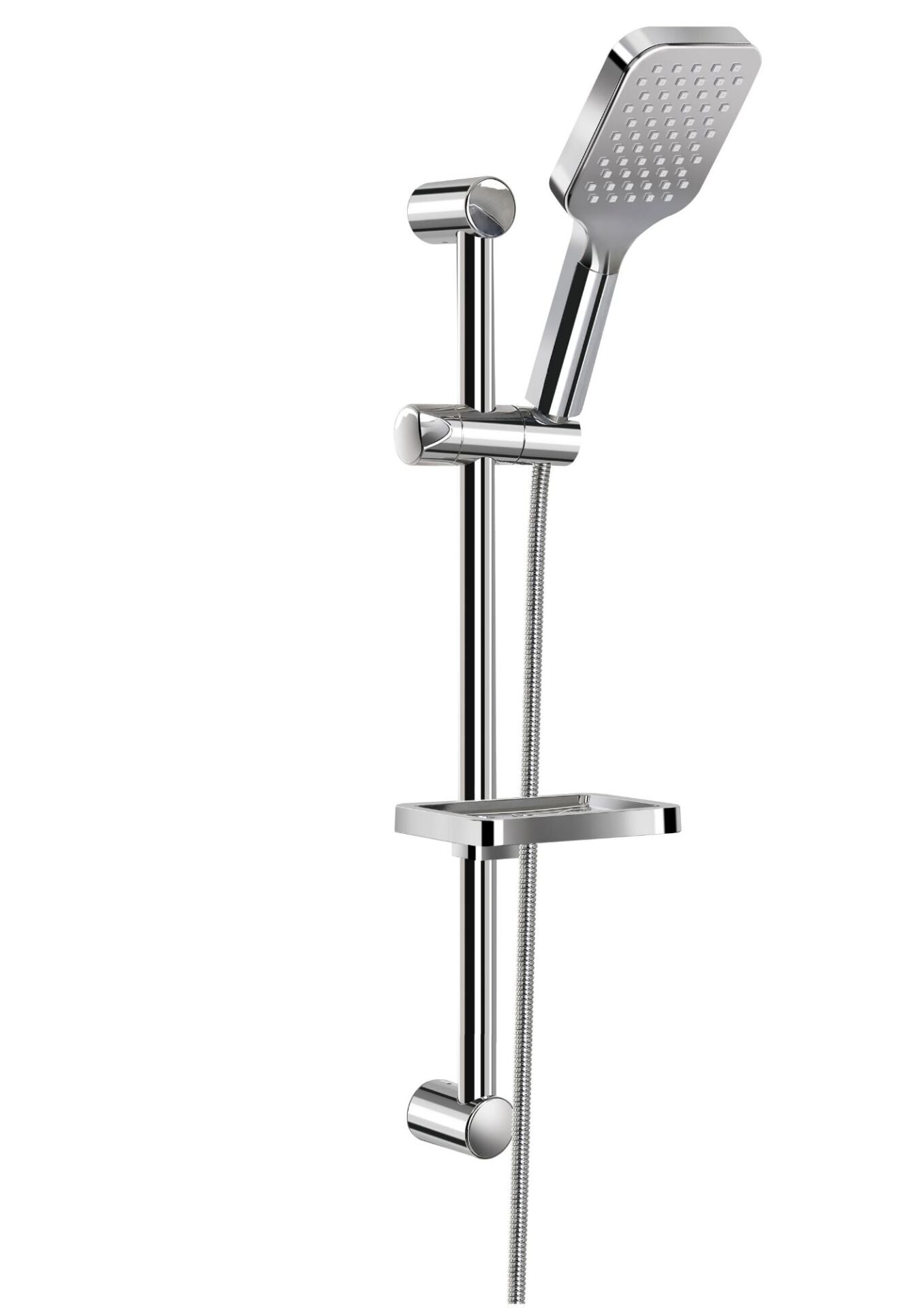 KDS 20.11 Karlim® Neta Point Sürgülü Duş Set Chrome-Chrome