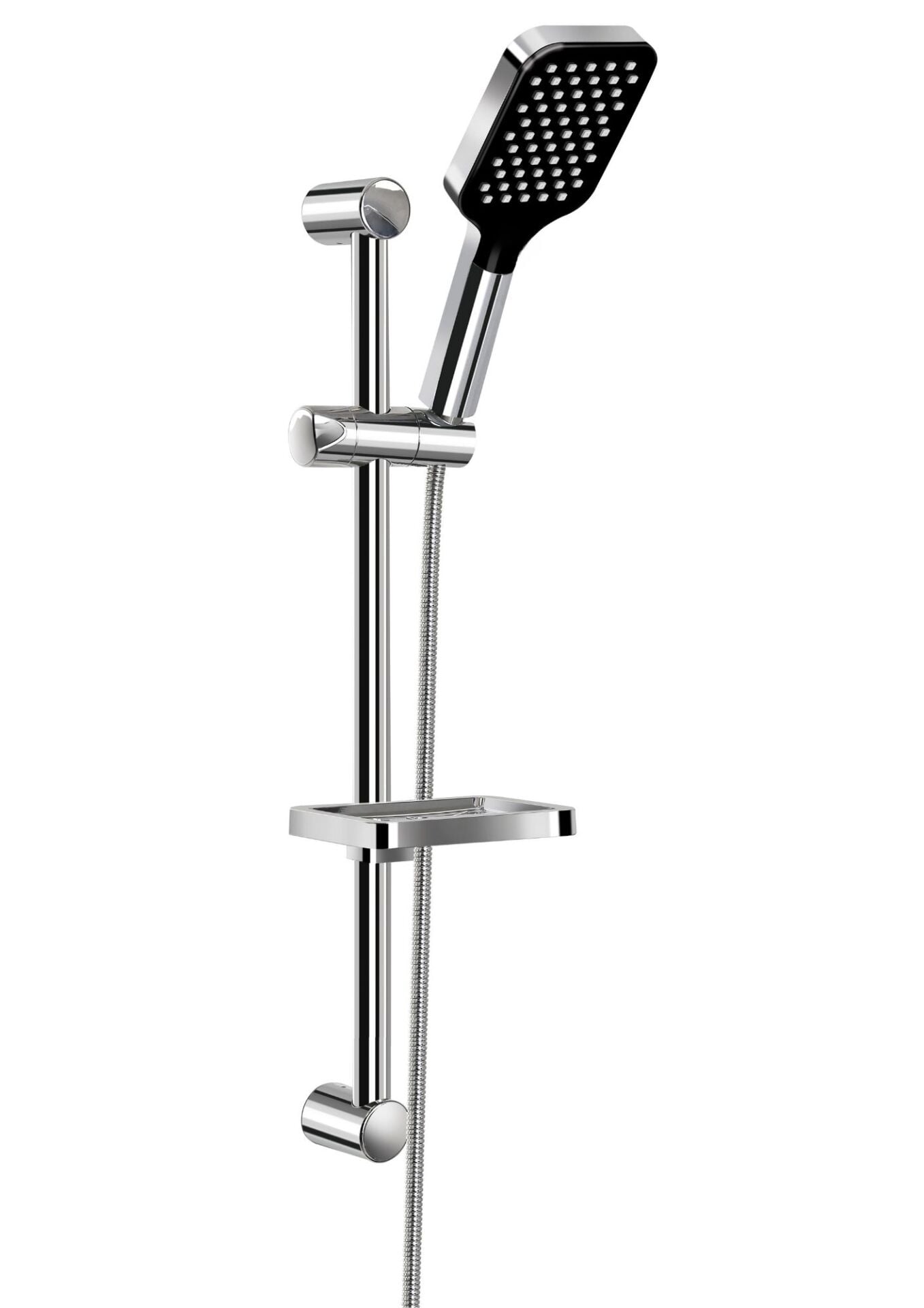 KDS 20.13 Karlim® Neta Point Sürgülü Duş Set Chrome-Black