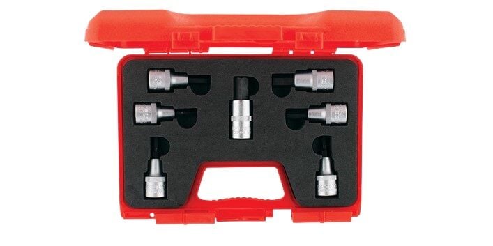 İzeltaş 1113001107 1/2'' Lokmalı Allen Uç Takımı 7 Parça