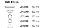 J72-0852B 5 PARÇA EĞE TAKIMI (KOMBİNASYON B-ORTA KESİM)
