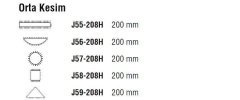 J72-0852B 5 PARÇA EĞE TAKIMI (KOMBİNASYON B-ORTA KESİM)