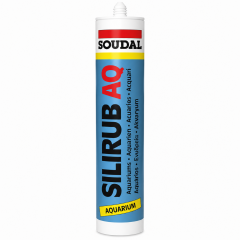Soudal Sılırub Aq Akvaryum Silikonu Şeffaf 310 Ml