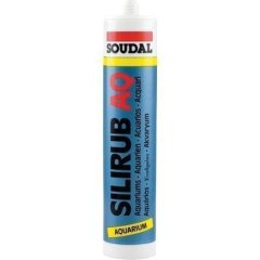 Soudal Sılırub Aq Akvaryum Silikonu Şeffaf 310 Ml