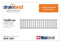 Mesa Modüler Plastik Kanal Izgarası