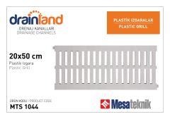 MODÜLER PLASTİK KANAL IZGARASI 200*500