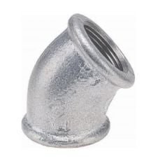 Trakya Döküm Galvaniz Açık Dirsek 45°