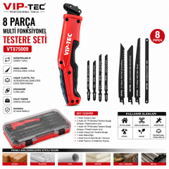 Vip-Tec 8 Parça Multi Fonksiyonel Testere Seti Vt875009