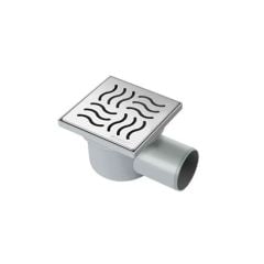 YANDAN Ø50 MM  ÇIKIŞLI 10X10 YER SÜZGEÇİ