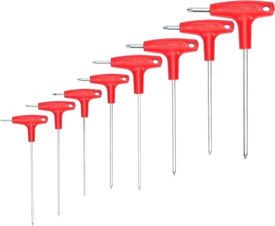 İzeltaş 4909 00 8108 T Tipi Torx Allen Anahtar Takımı 8 Parça