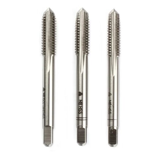 Makina Takım HSS DIN 352 Metrik Vidalı 3'lü Takım Kılavuzu M14