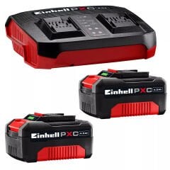 Einhell 18V 2 X 4,0Ah & Twincharger Kit 1T, Akü & Şarj Cihazı (4512112)