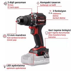 Einhell Tp-Cd 18/70 C Li-İ - Solo Professıonal Akülü Darbeli Matkap (4514340)