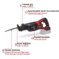 Einhell Tp-Ap 18/32 Li Bl -Solo Professıonal Akülü Kılıç Testere (4326295)